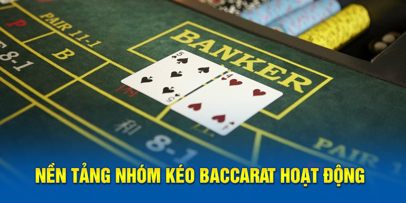 Nền tảng nhóm kéo baccarat hoạt động