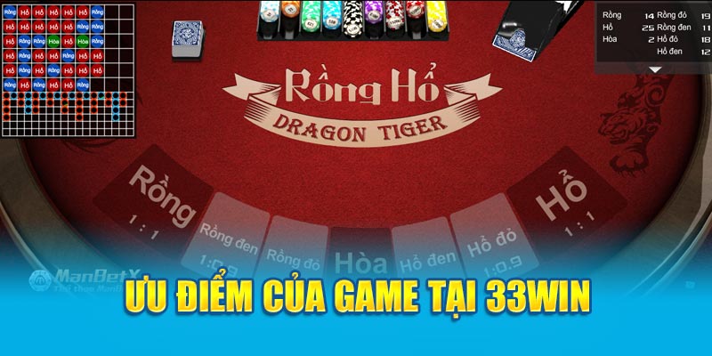 Ưu điểm của game tại 33Win